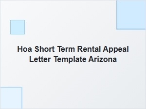 How to Appeal an Hoa Short-Term Rental Denial in Arizona